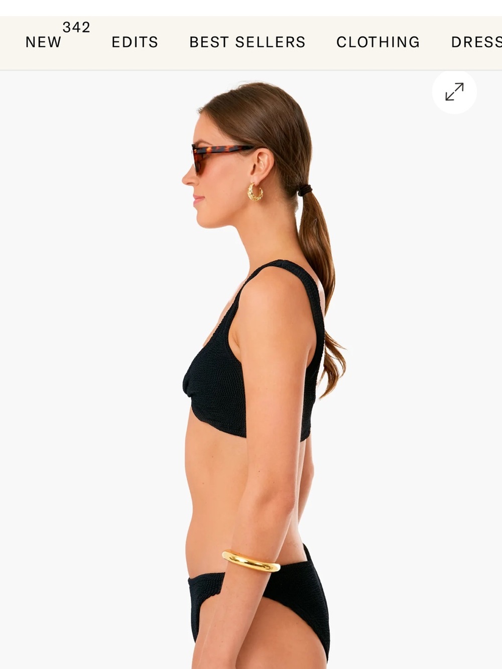 Hunza G Juno bikini - NWT! Black - Picture 5 of 5